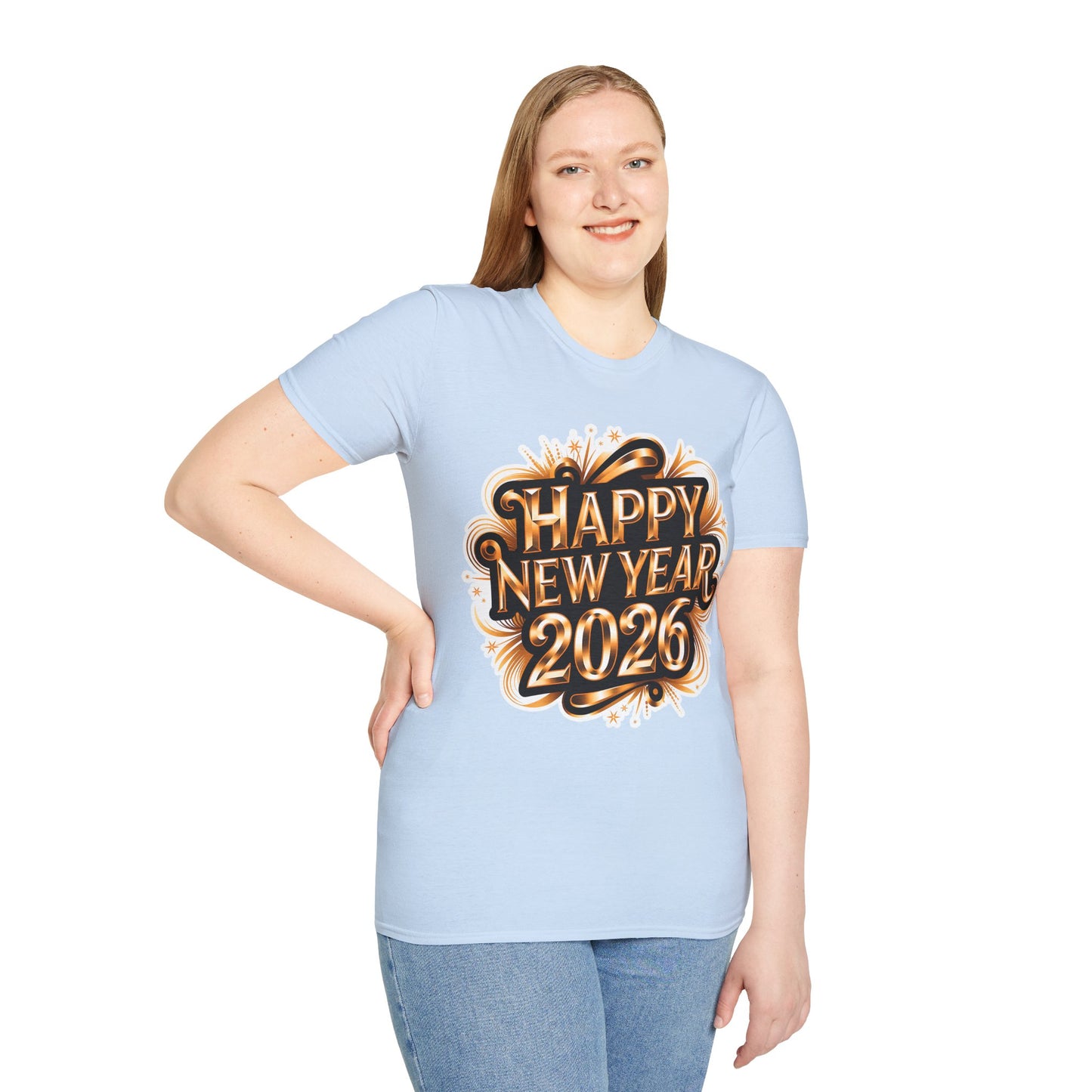 Happy New Year2026 Unisex Softstyle T-Shirt