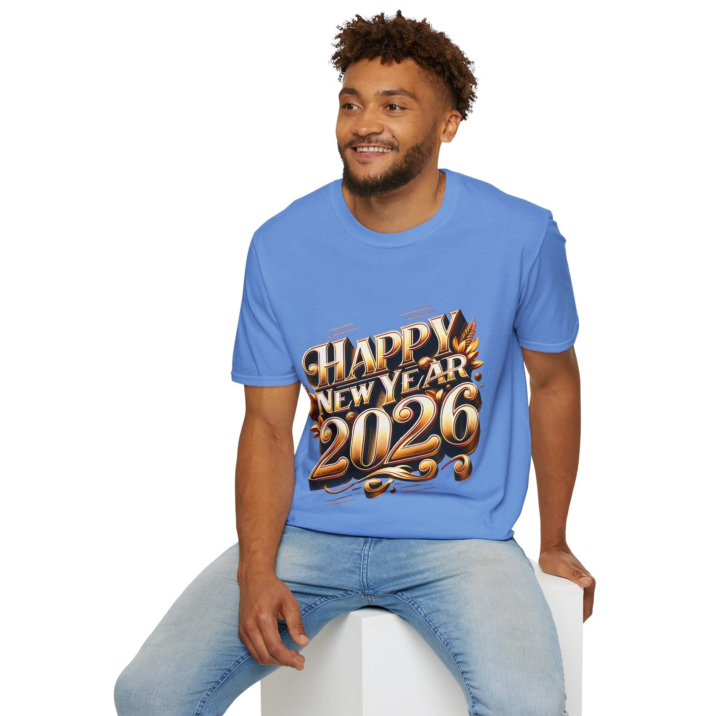 Happy New Year 2026 Unisex Softstyle T-Shirt