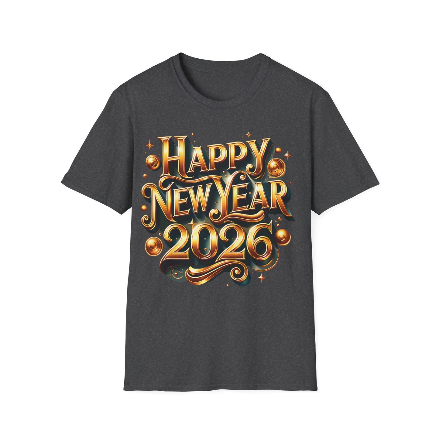 Happy New Year 2026 Unisex Softstyle T-Shirt