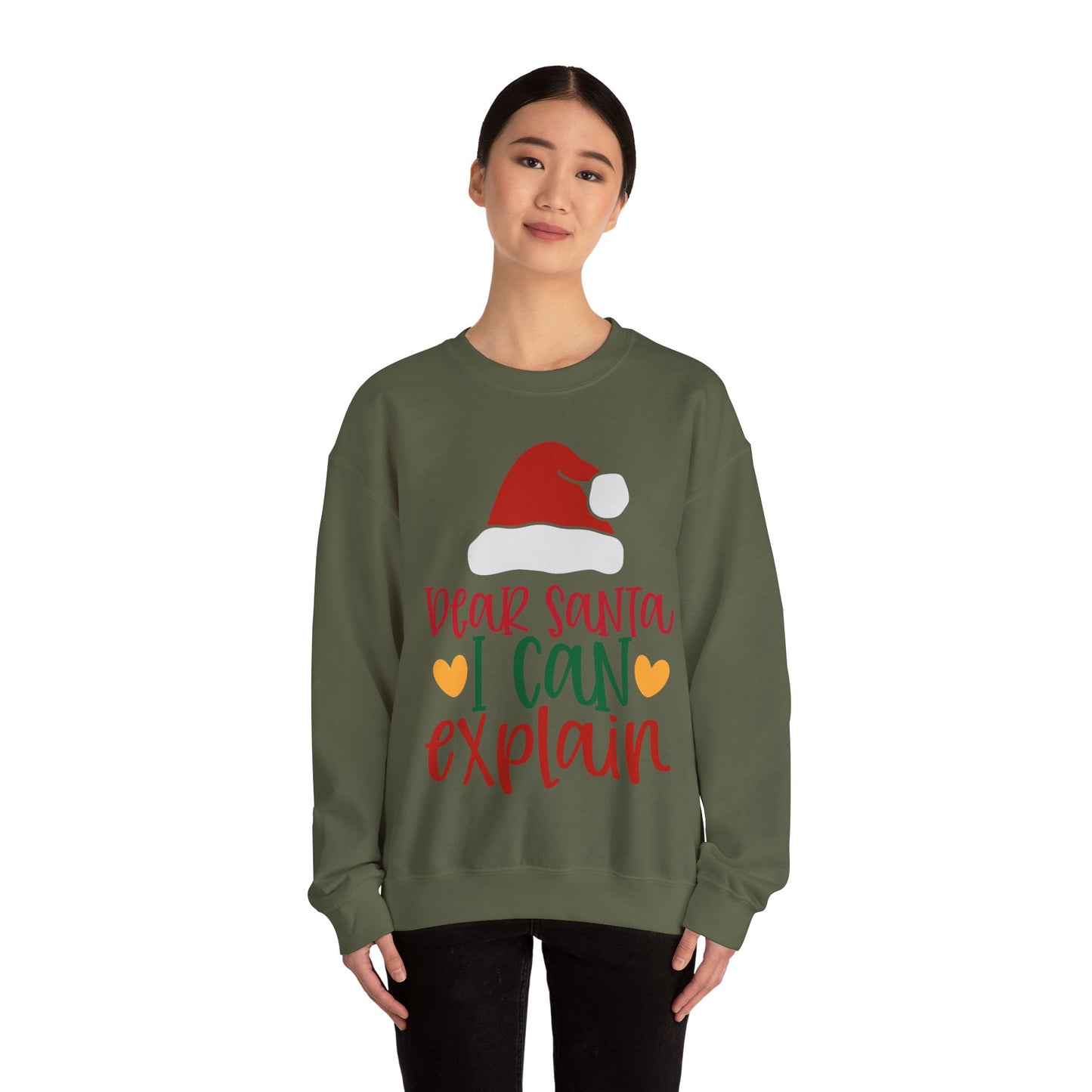 Dear Santa I Can Explain Christmas Sweatshirt