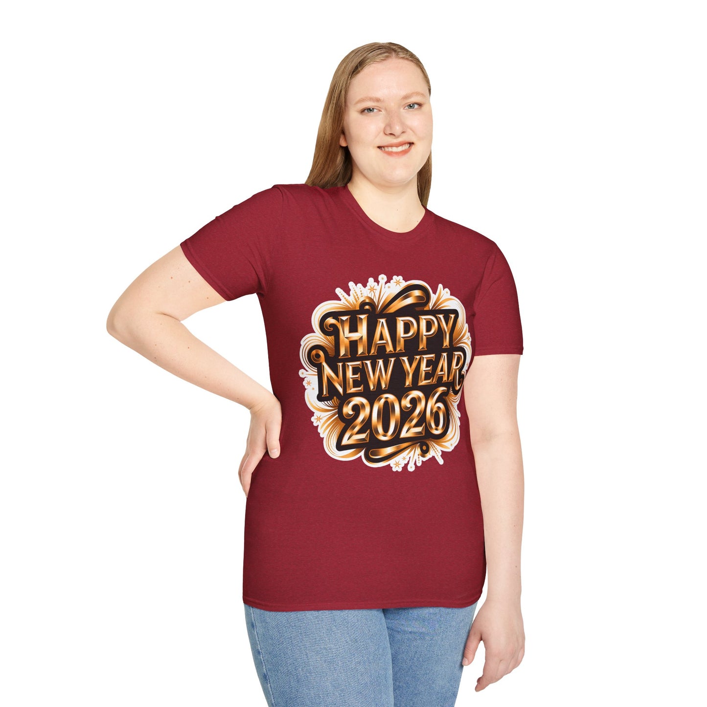 Happy New Year2026 Unisex Softstyle T-Shirt