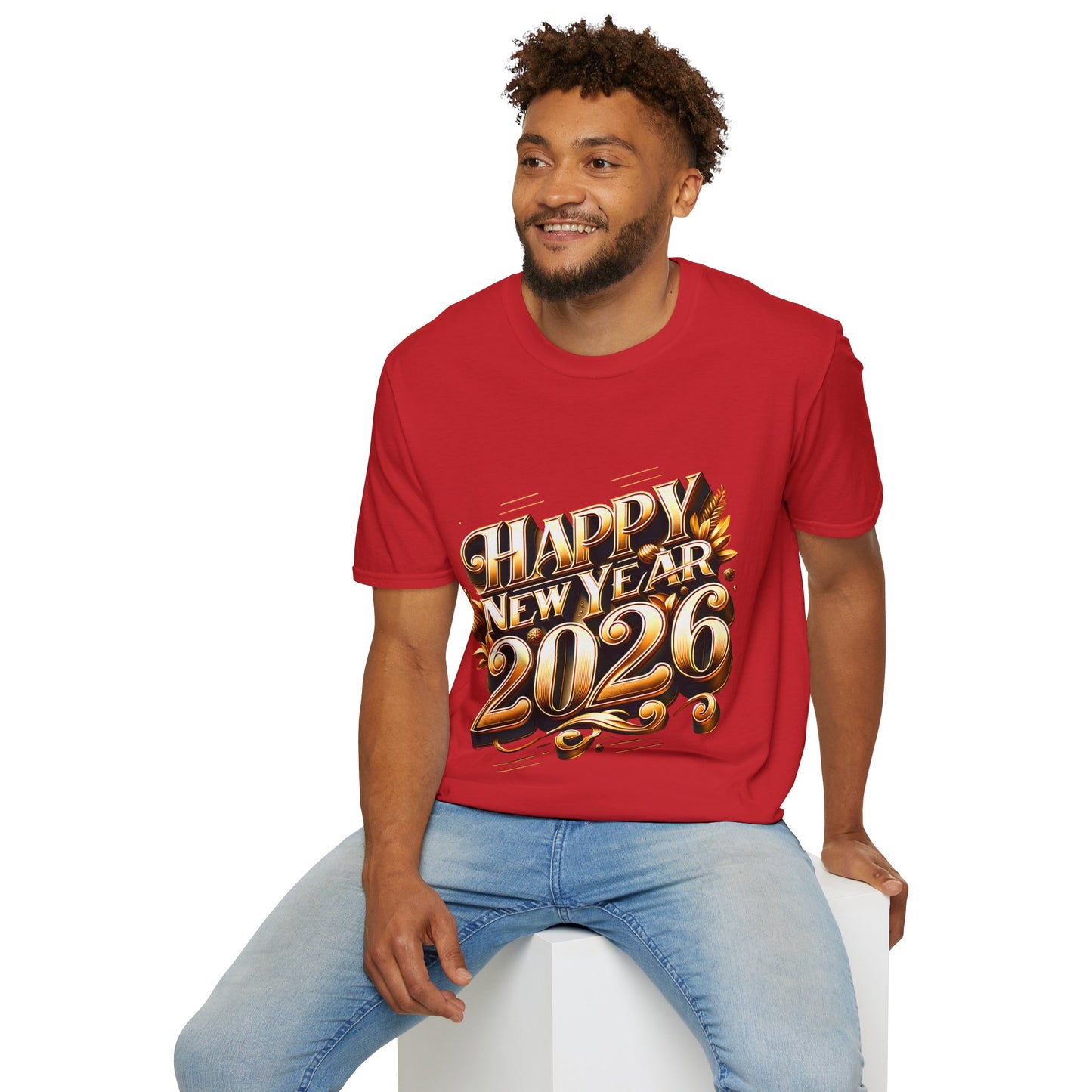 Happy New Year 2026 Unisex Softstyle T-Shirt