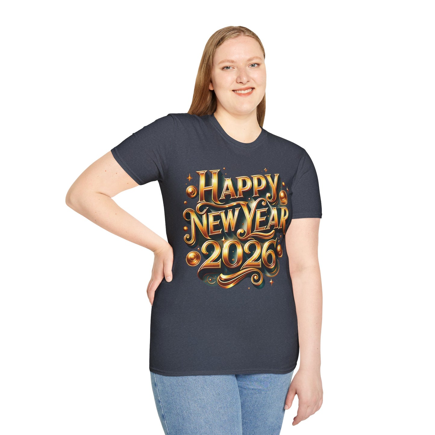 Happy New Year 2026 Unisex Softstyle T-Shirt