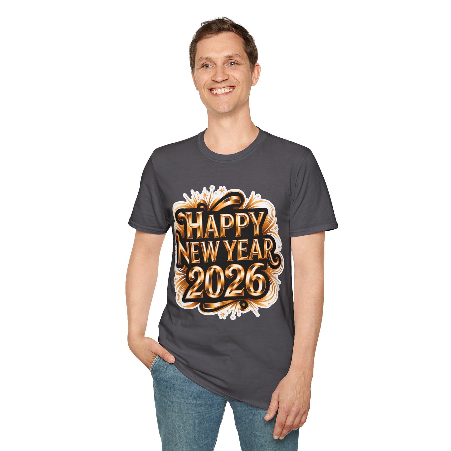 Happy New Year2026 Unisex Softstyle T-Shirt