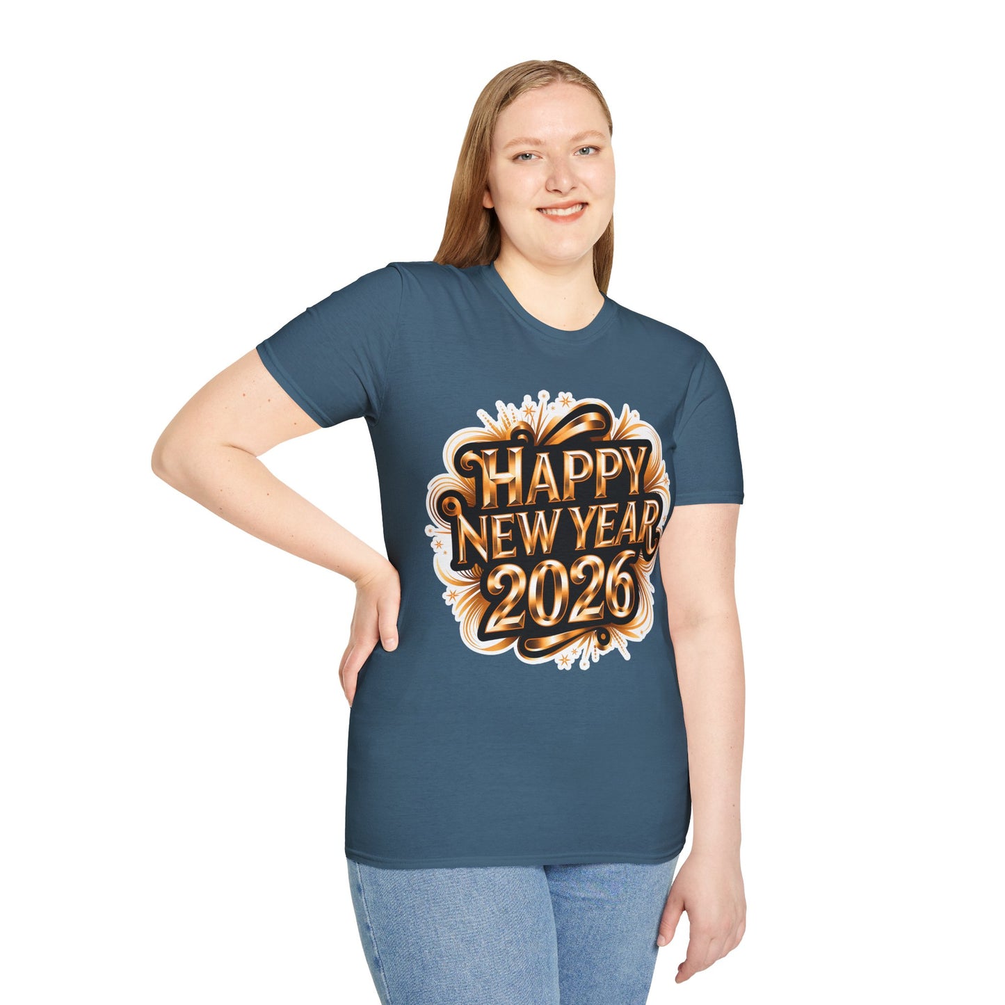 Happy New Year2026 Unisex Softstyle T-Shirt
