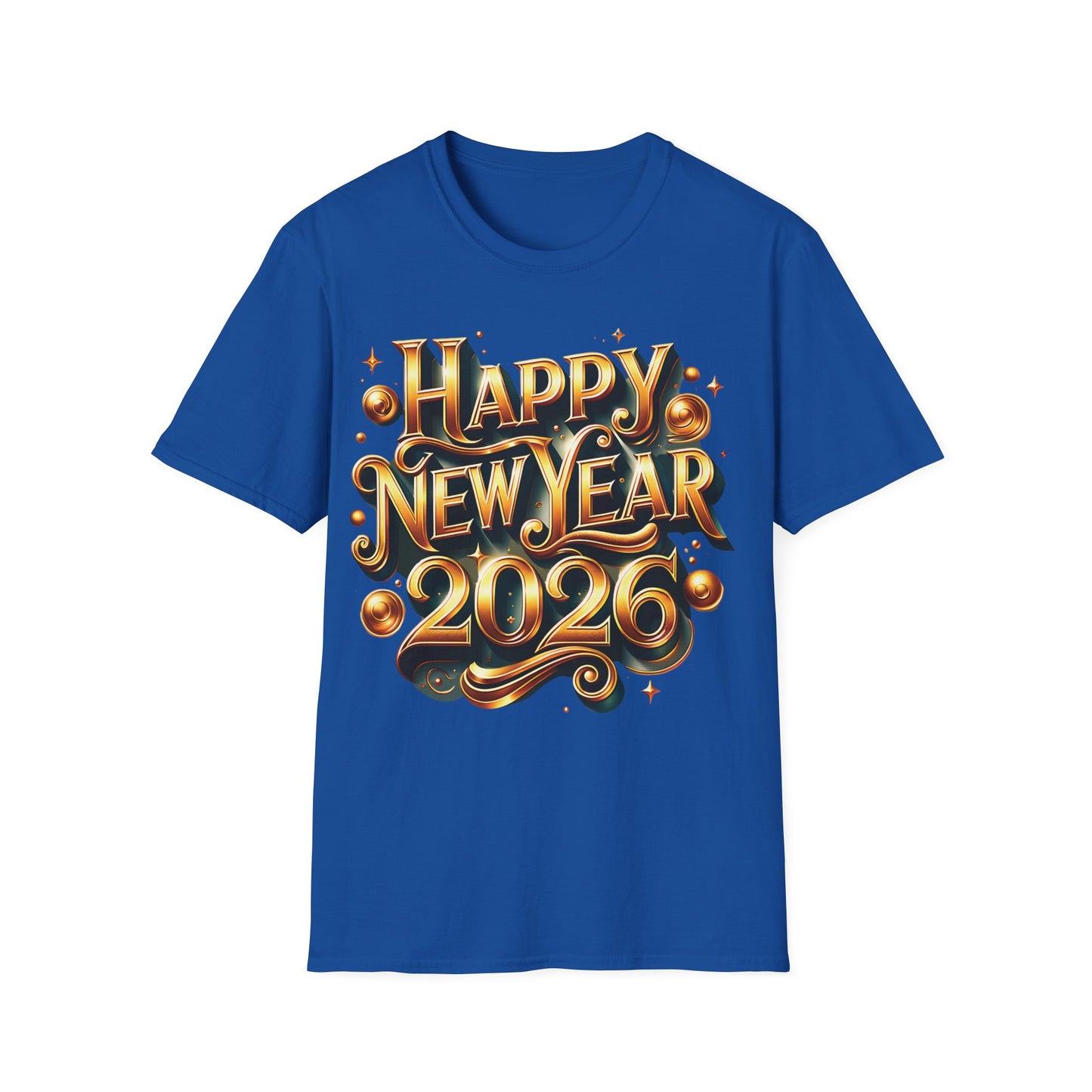 Happy New Year 2026 Unisex Softstyle T-Shirt