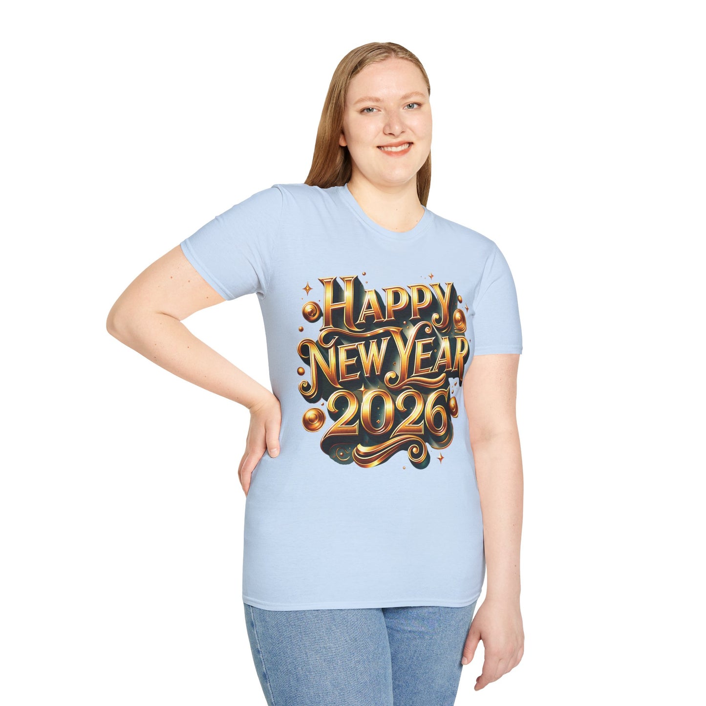 Happy New Year 2026 Unisex Softstyle T-Shirt