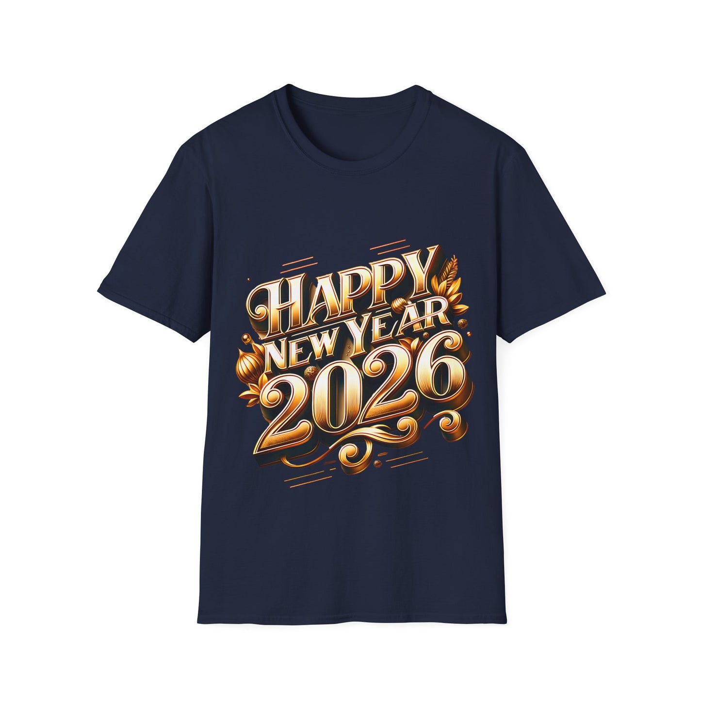 Happy New Year 2026 Unisex Softstyle T-Shirt