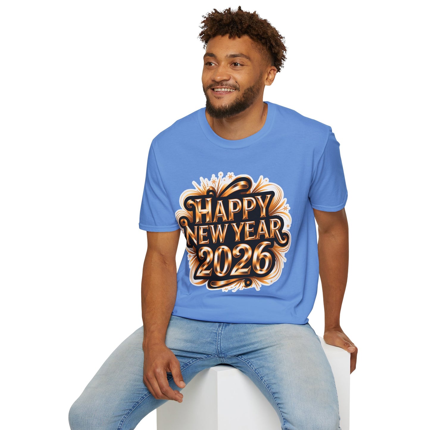 Happy New Year2026 Unisex Softstyle T-Shirt