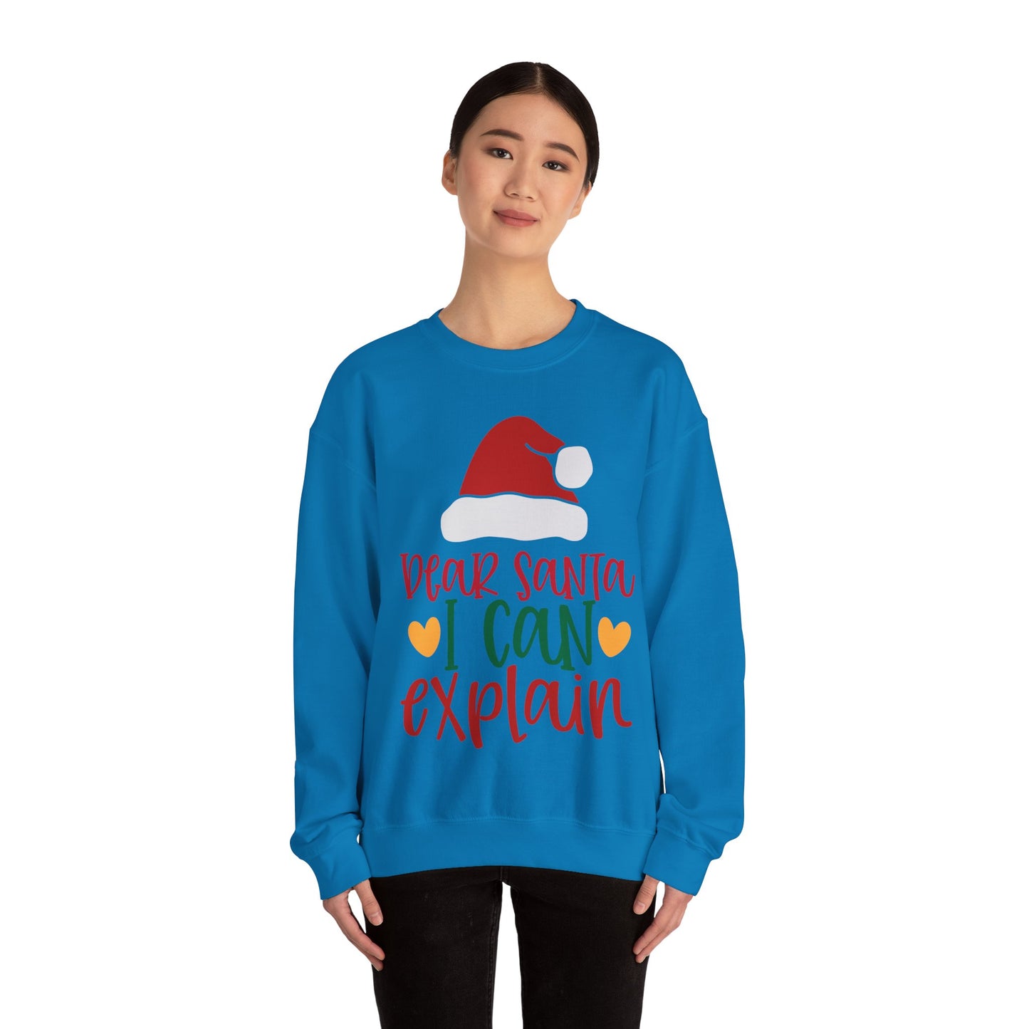 Dear Santa I Can Explain Christmas Sweatshirt