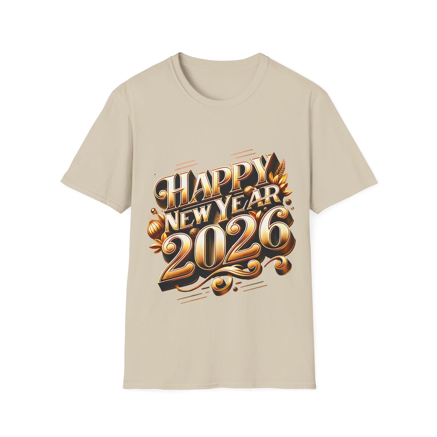 Happy New Year 2026 Unisex Softstyle T-Shirt