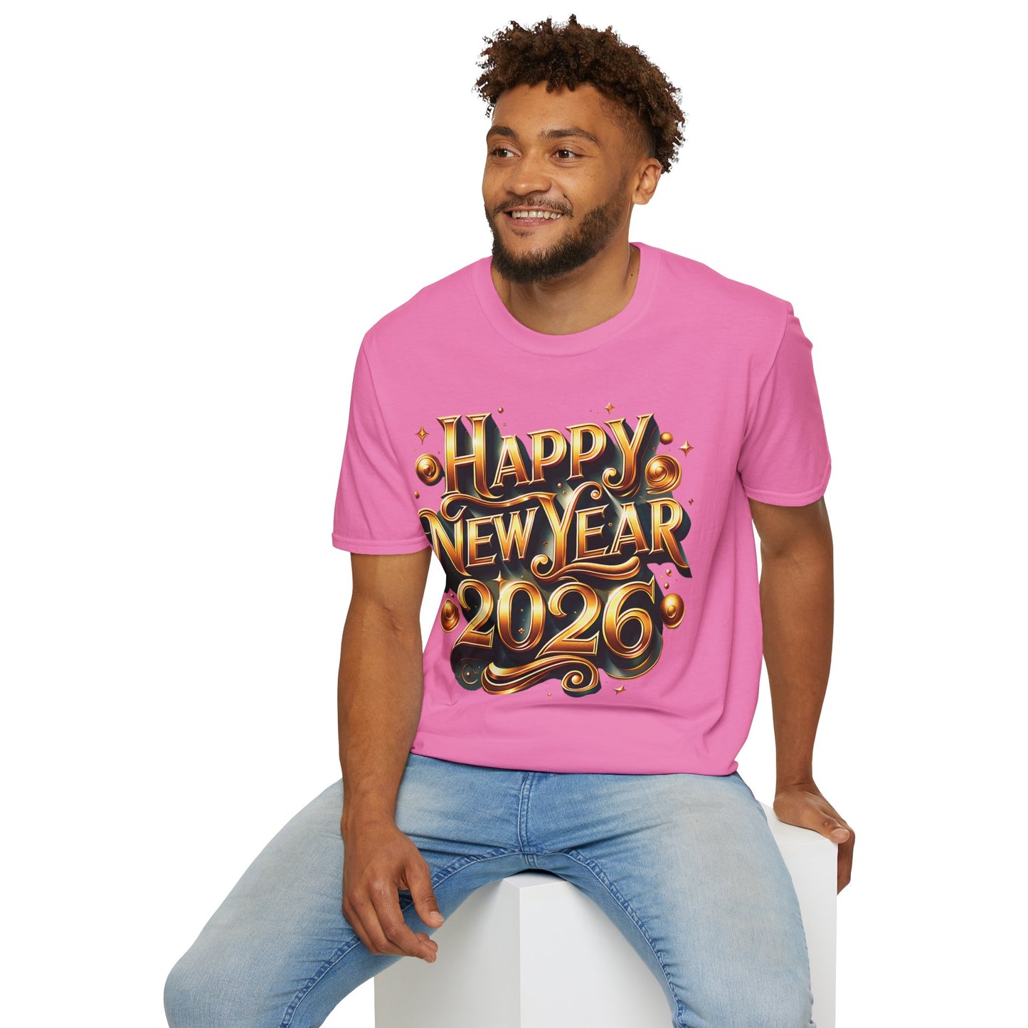 Happy New Year 2026 Unisex Softstyle T-Shirt