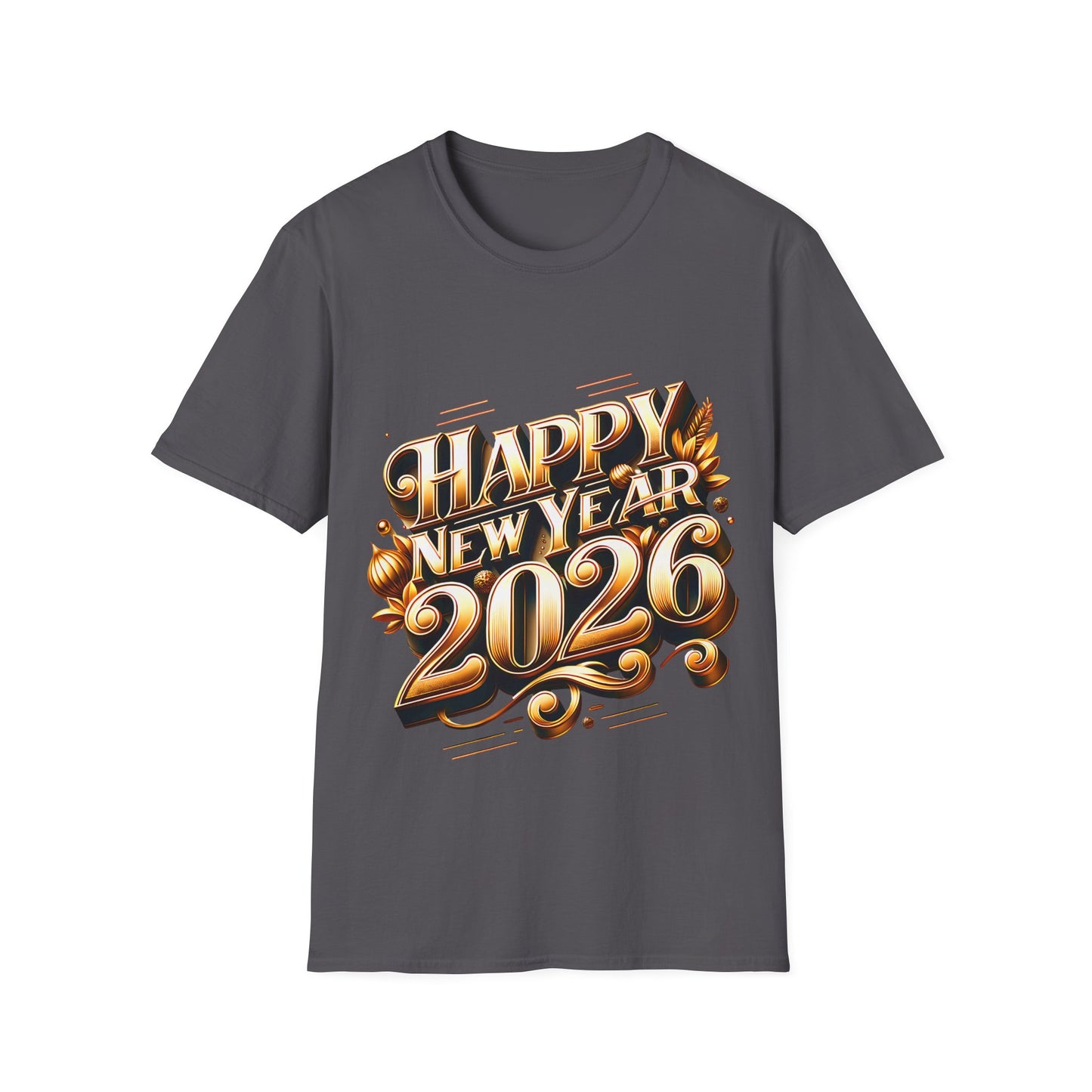 Happy New Year 2026 Unisex Softstyle T-Shirt