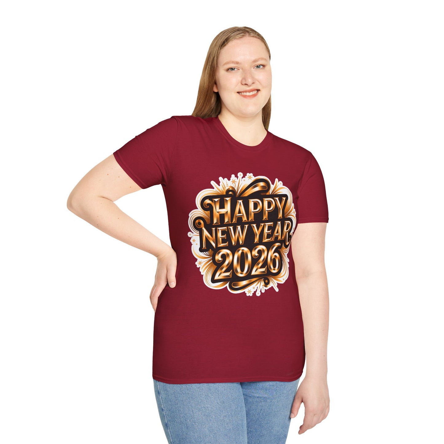Happy New Year2026 Unisex Softstyle T-Shirt