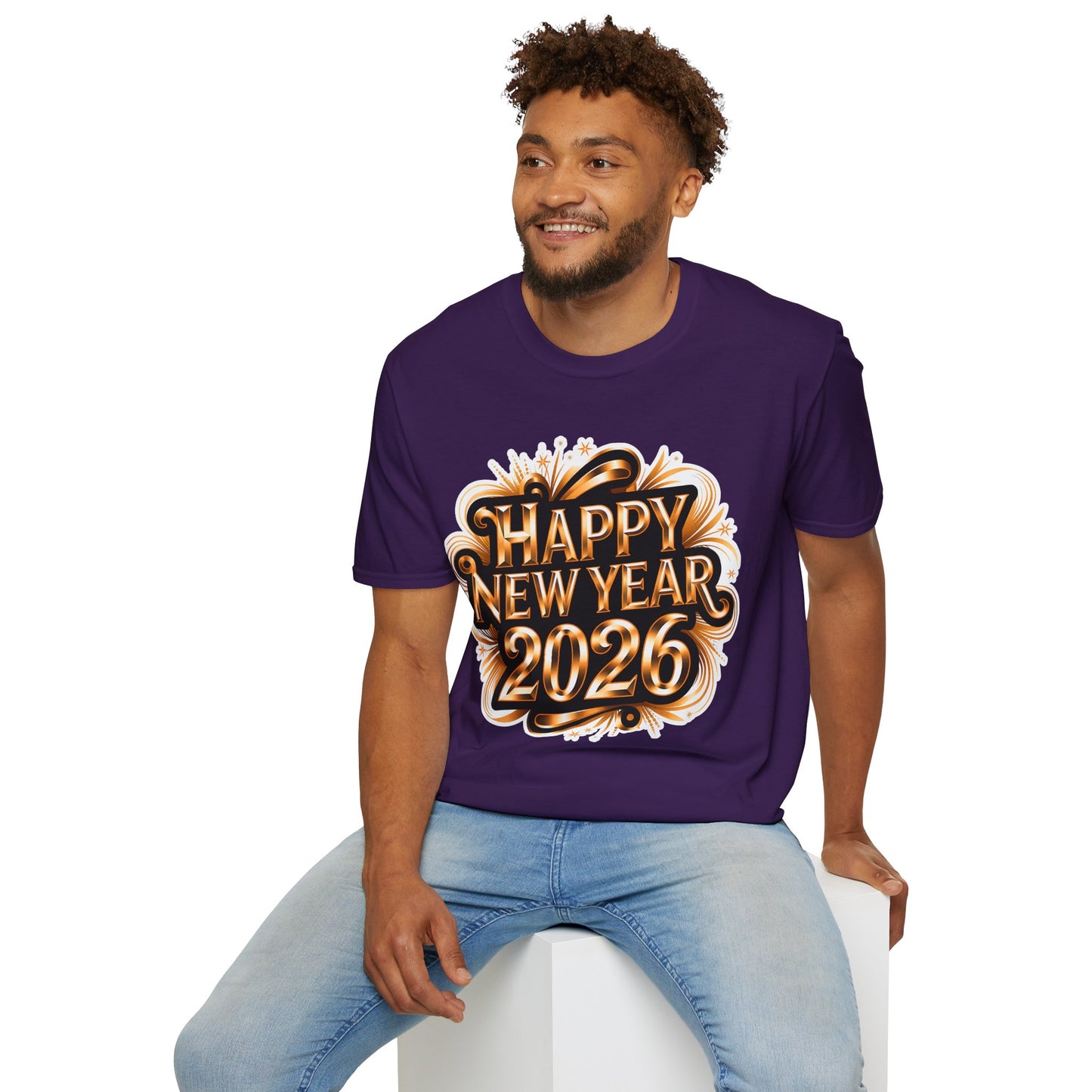 Happy New Year2026 Unisex Softstyle T-Shirt