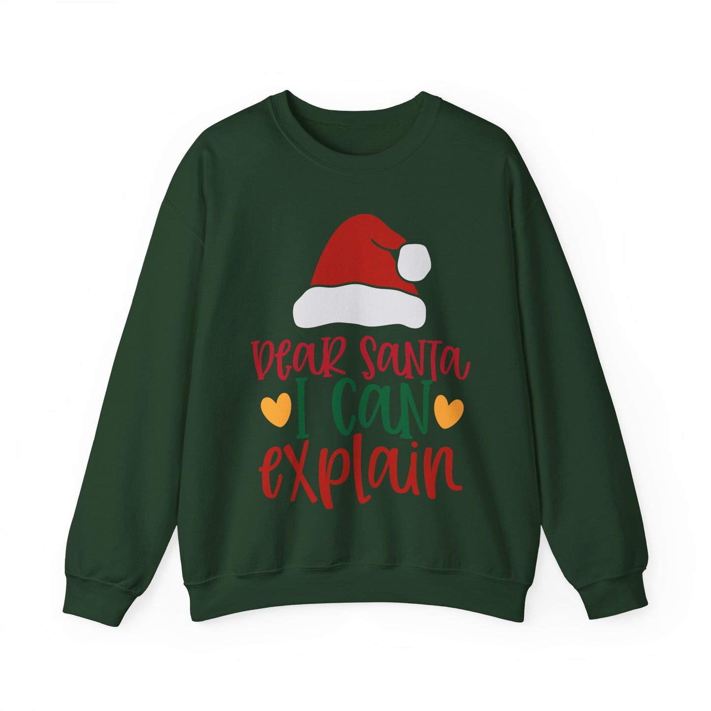 Dear Santa I Can Explain Christmas Sweatshirt