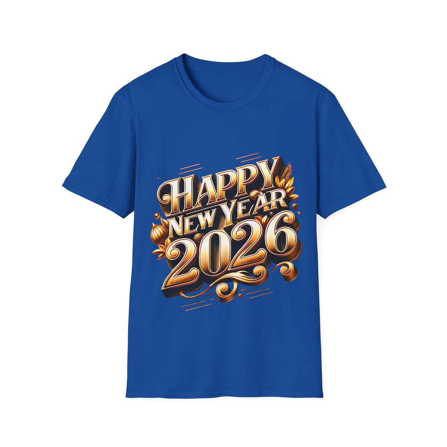 Happy New Year 2026 Unisex Softstyle T-Shirt